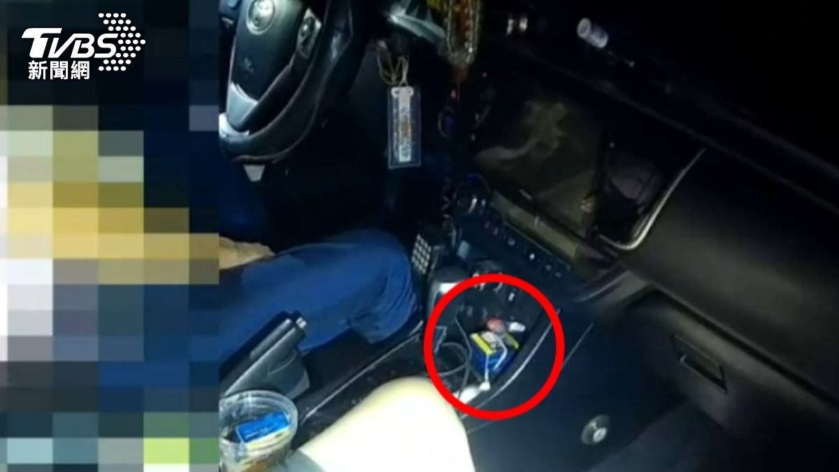 2毒蟲車內藏K遭逮。（圖／TVBS）