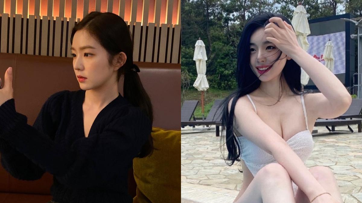 趙娟週(右)被認為撞臉Irene。(圖/桃園璞園領航猿提供、翻攝自Irene IG)