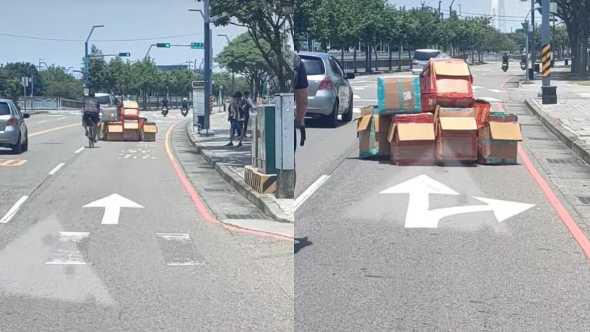「箱型車」載回收!台中阿嬤街頭蛇行 全場看傻:最高境界