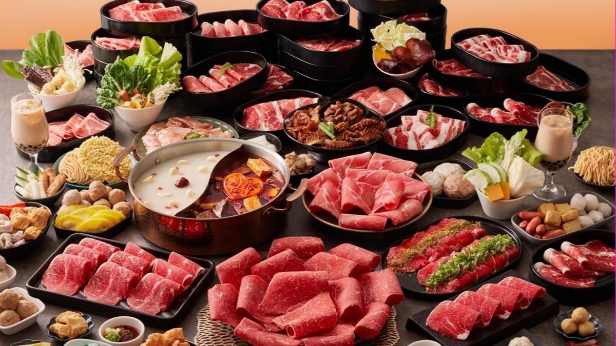 嚮辣.肉次方推出揪滿四人消費,憑券其中1客套餐享半價。(圖/業者提供)