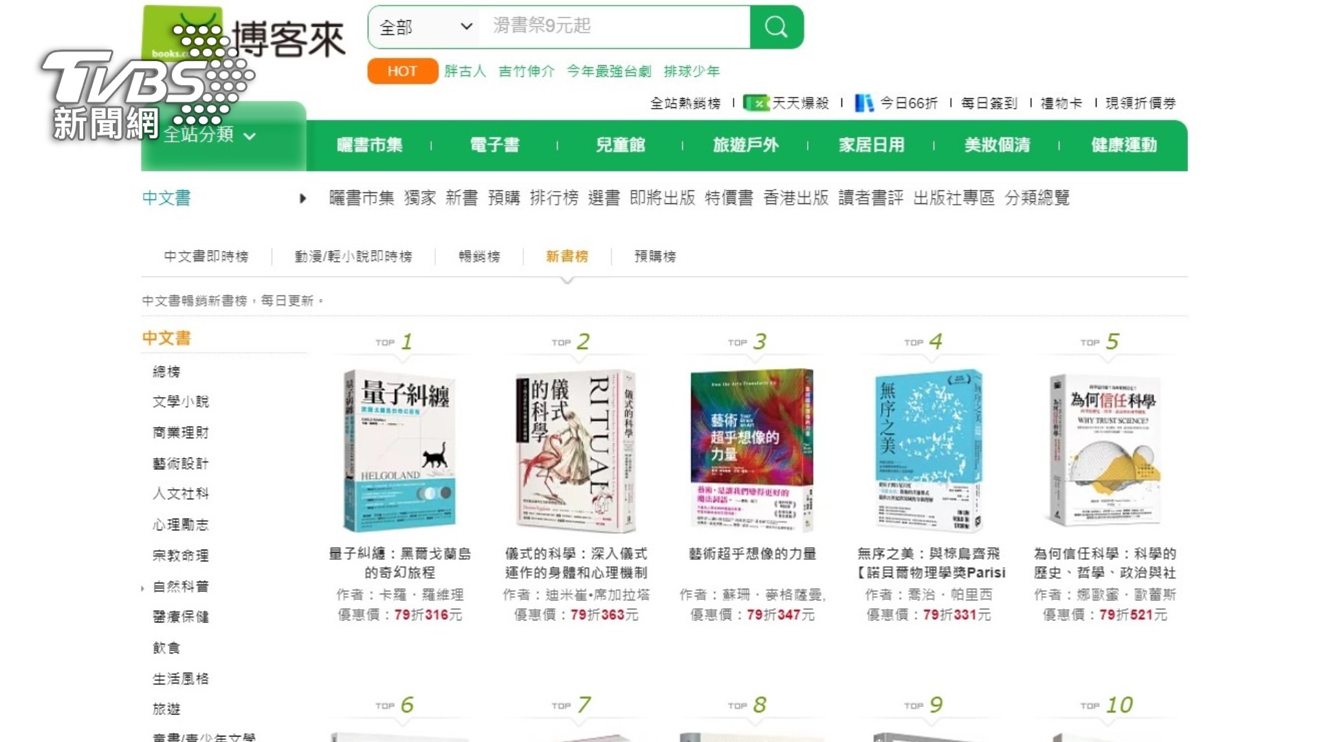 TVBS《量子糾纏》新書上市熱銷　投入科學傳播馬上再刷