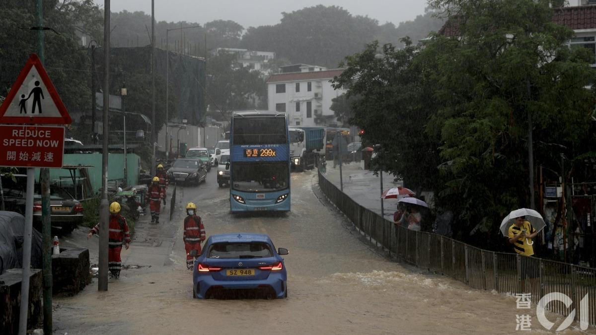 月初暴雨剛灌完!香港雨彈「連8日」開炸 狂風雷暴恐釀災