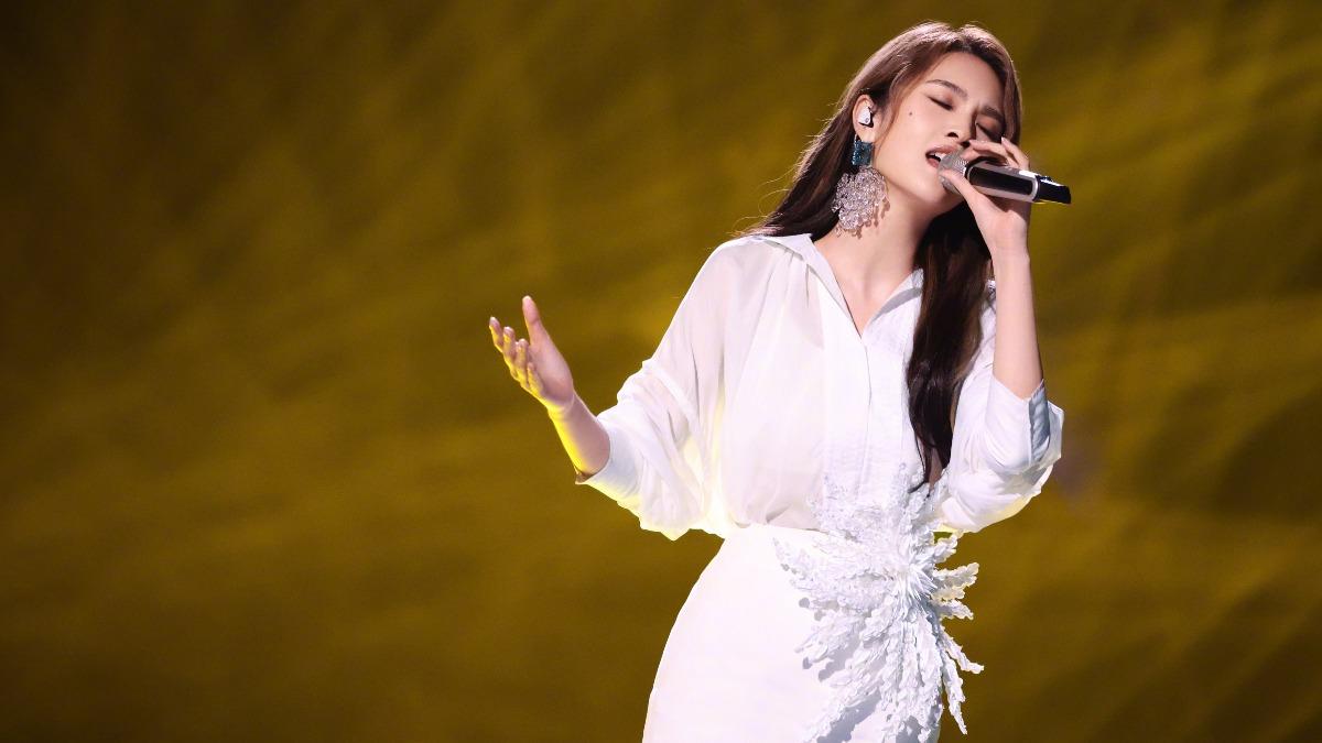 楊丞琳明晚將在天津舉辦個人演唱會。(圖/翻攝自湖南衛視歌手微博)