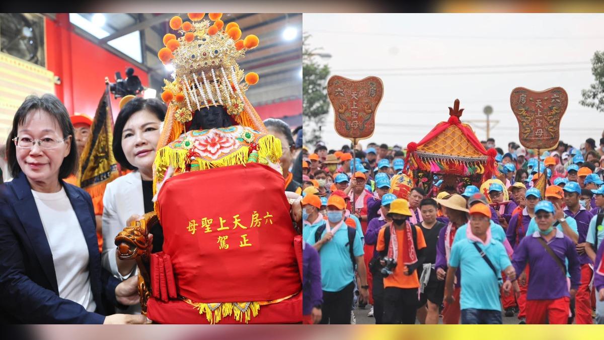 全台規模最大!雲林六房媽過爐開跑 估10萬信徒相隨搬新家