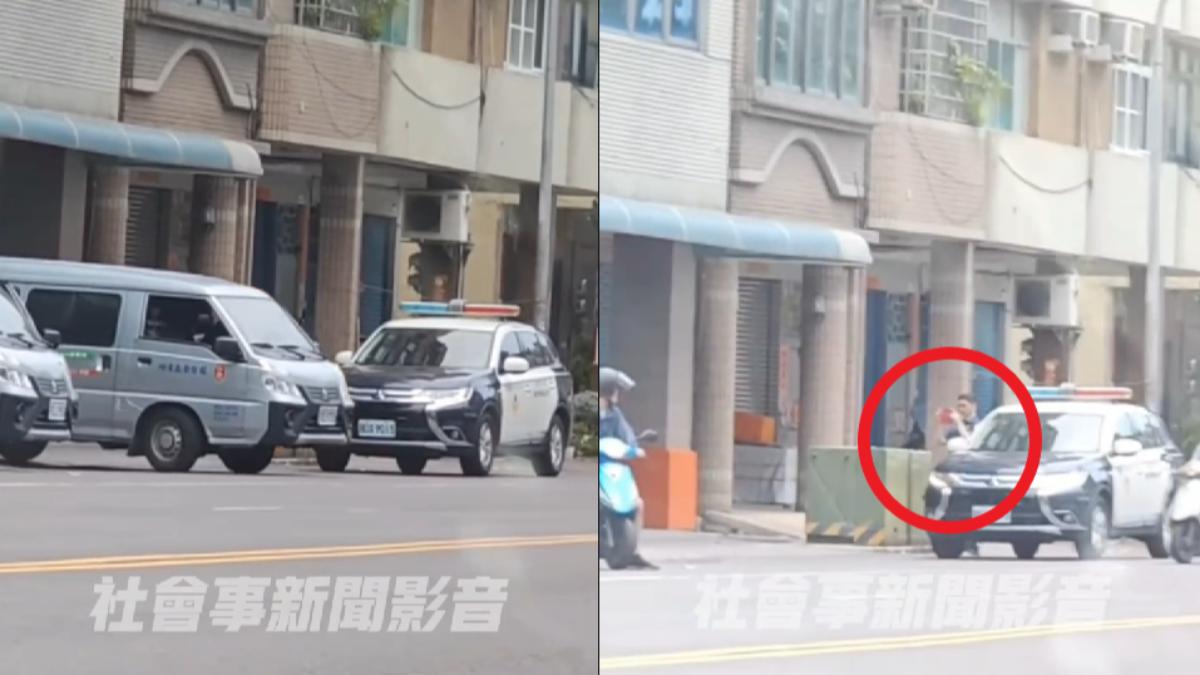 後台夠硬?民眾檢舉違停貨車 轟雄警放水等車移完才拍照
