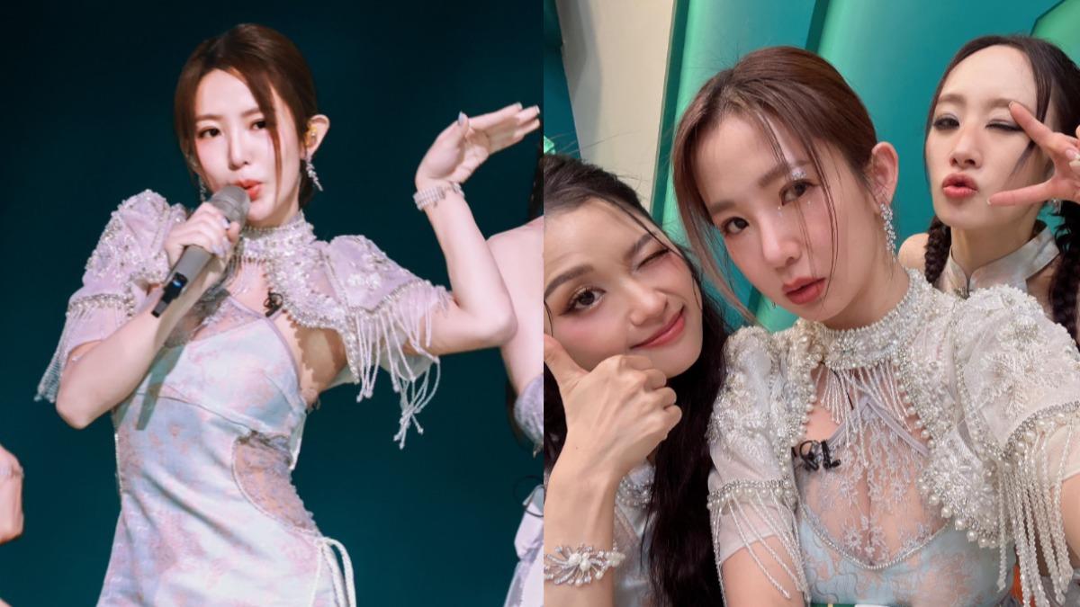 好可惜!郭書瑤《浪姐5》被淘汰 穿旗袍秀「驚人深溝」辣翻了