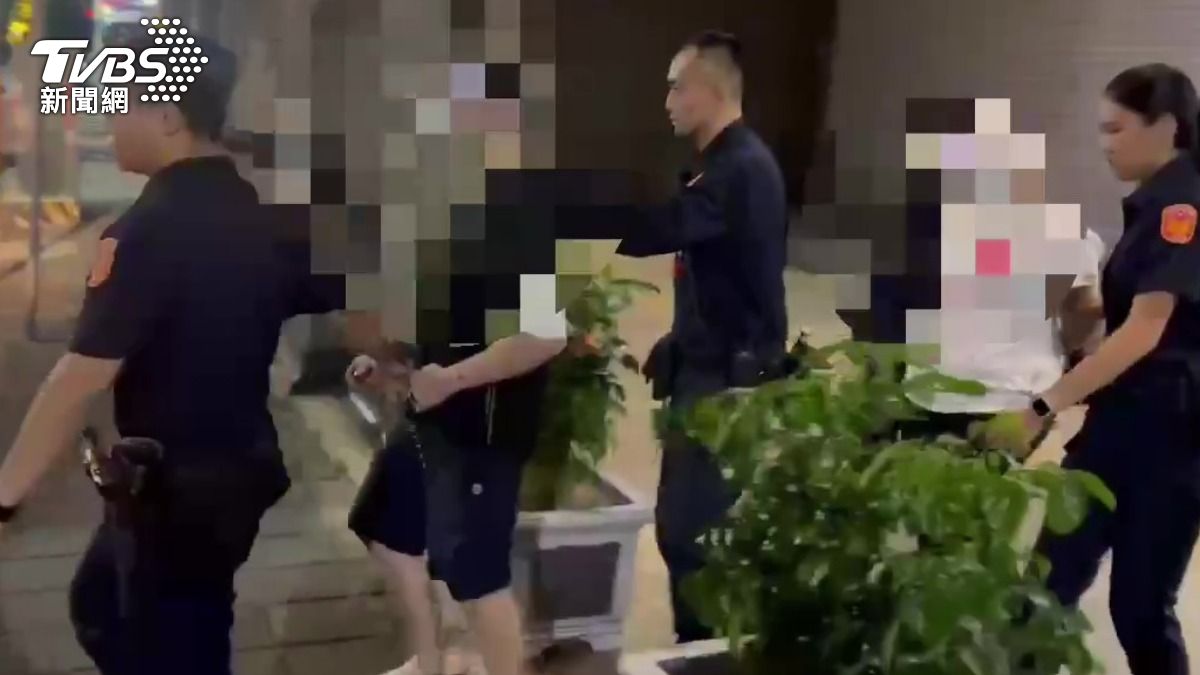 唐男跟其女友人遭警方移送法辦。（圖／TVBS）