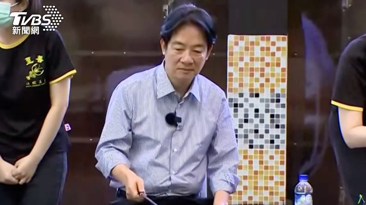 賴清德與外賓釣蝦「表情超苦惱」 蕭美琴1分鐘內大豐收