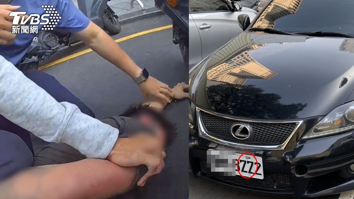 台中大盜落網!偷Lexus改車牌「7貼成2」 爽吃雞肉飯遭逮