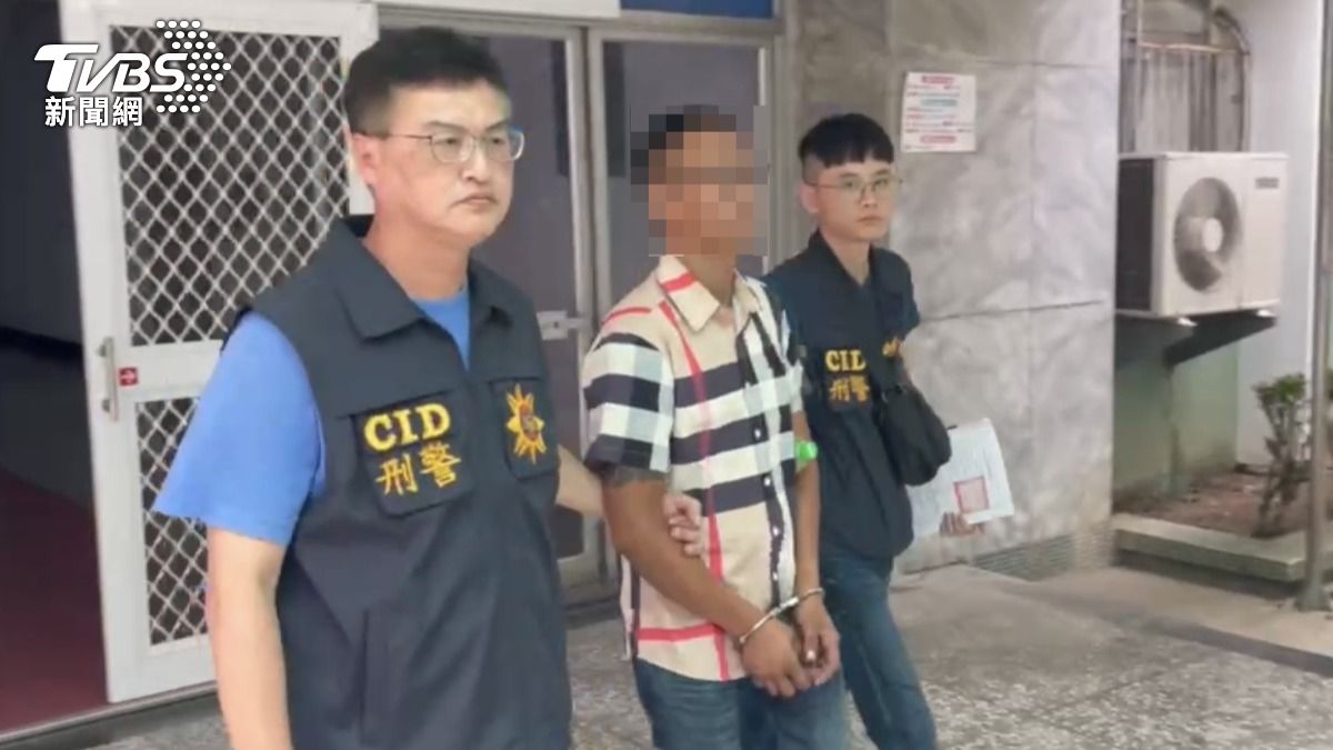 鐘男落網。(圖/TVBS)