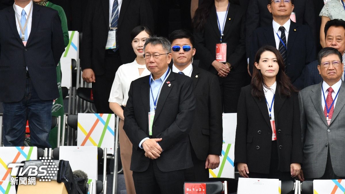 民眾黨主席柯文哲參加就職典禮。（圖／胡瑞麟攝）