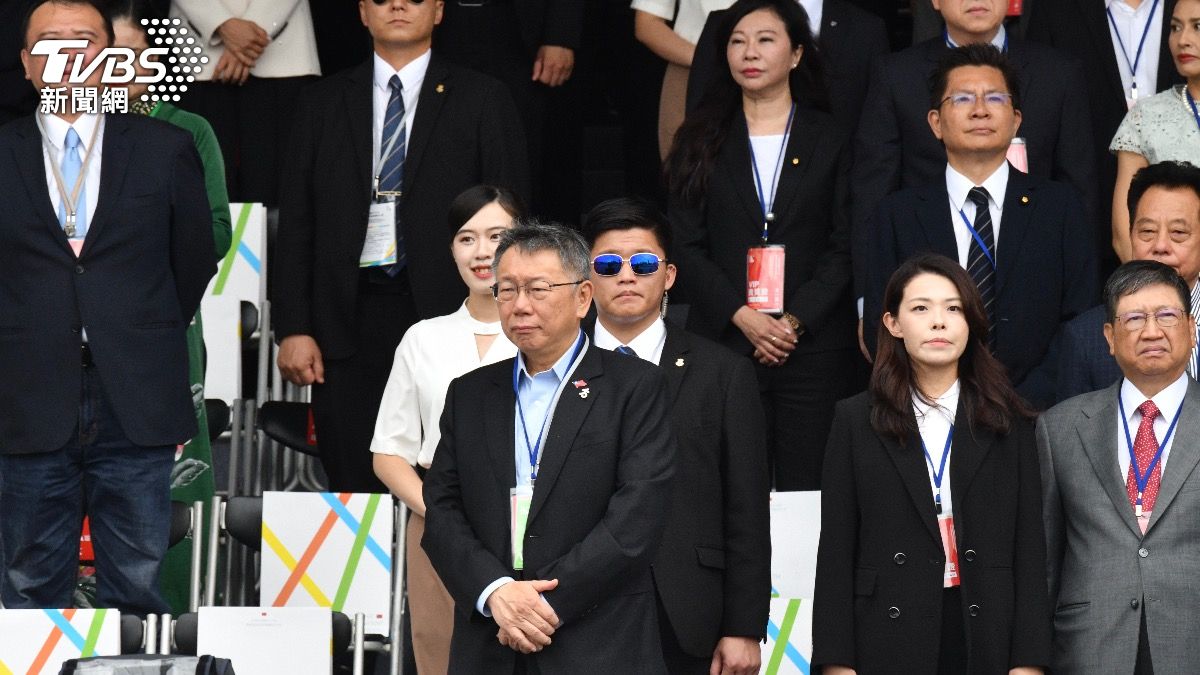 民眾黨主席柯文哲出席520就職典禮。(圖/葉志明攝)