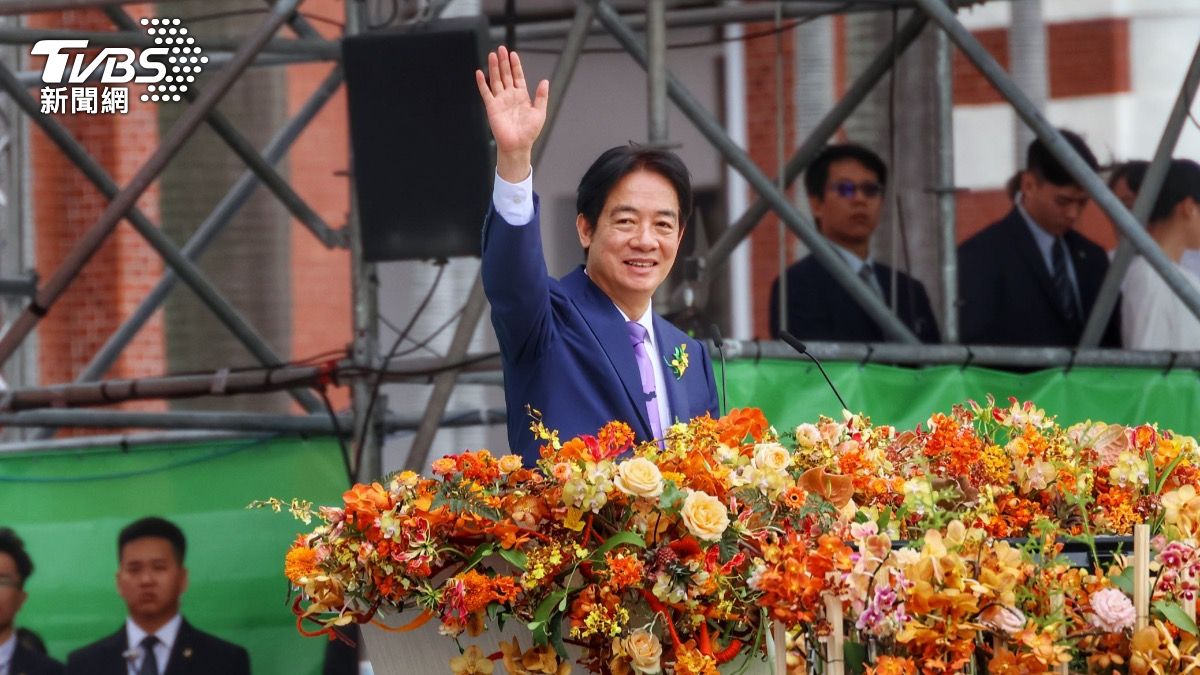 賴清德正式就任總統。（圖／葉志明攝）