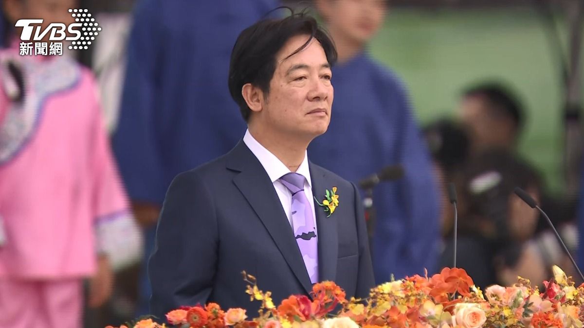 賴清德正式就職第16任正副總統。(圖/TVBS)