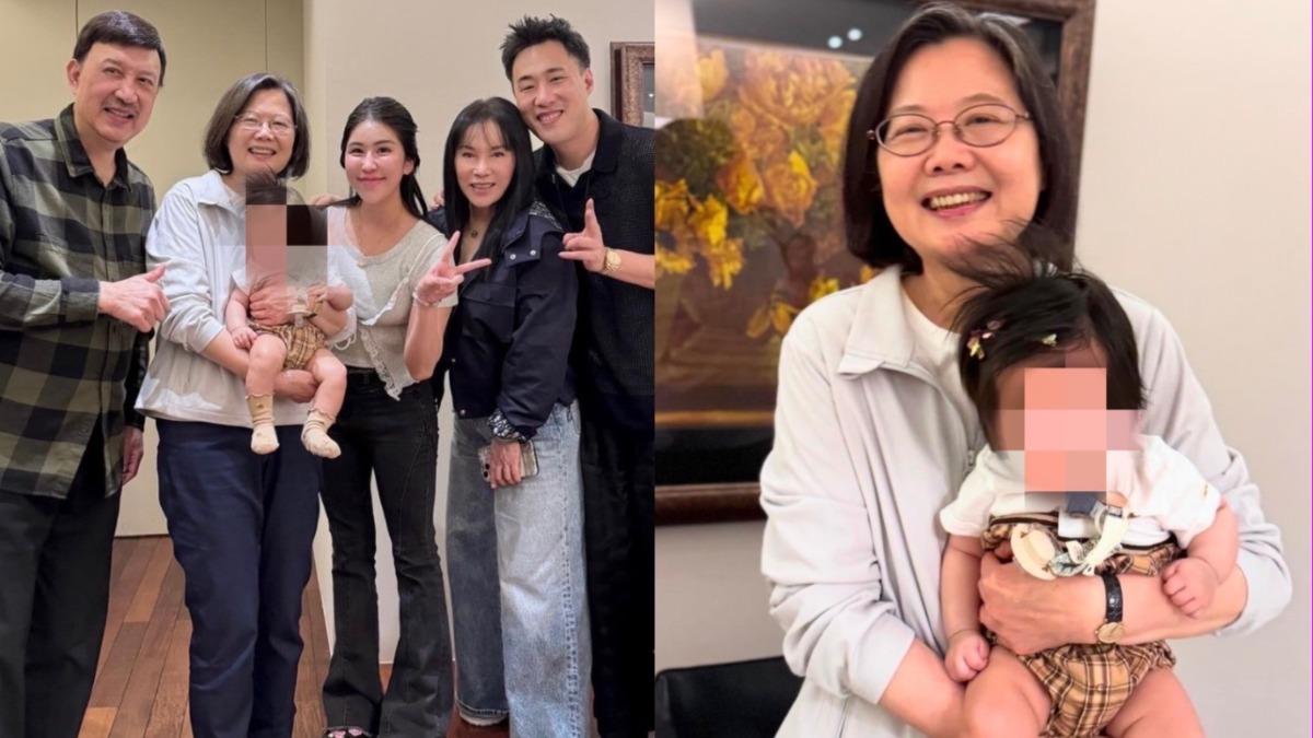 女婿涉詐神隱多日!余天「520驚現身?」合照蔡英文慶卸任
