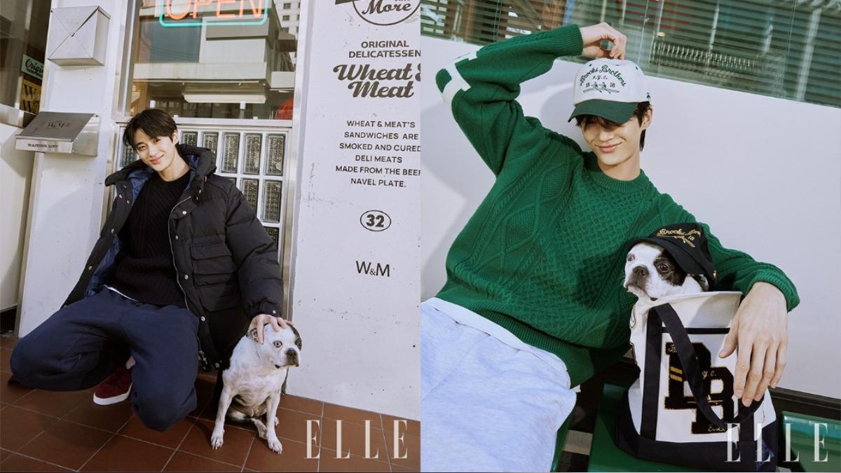 邊佑錫《ELLE》畫報。（圖／翻攝自韓網the qoo）