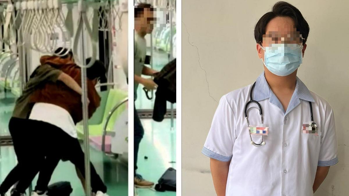 中捷砍人男身分是「高雄護理生」 上個月實習才剛收病人感謝信