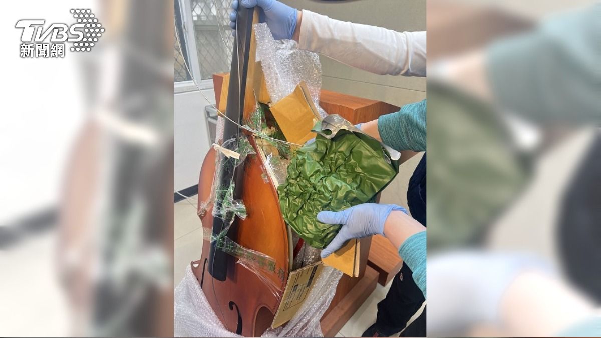 大提琴藏10kg大麻花！市值破千萬元　港籍男跨境運毒遭攔