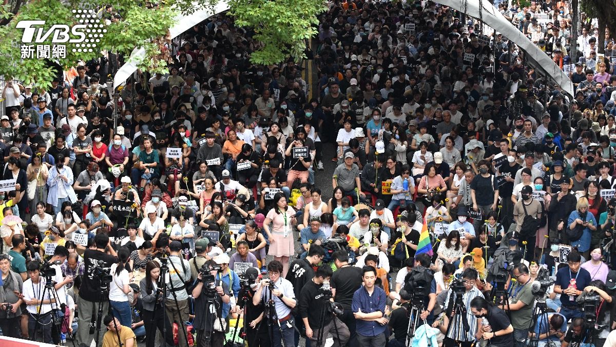 主辦單位喊出8000人到場。（圖／葉志明攝）