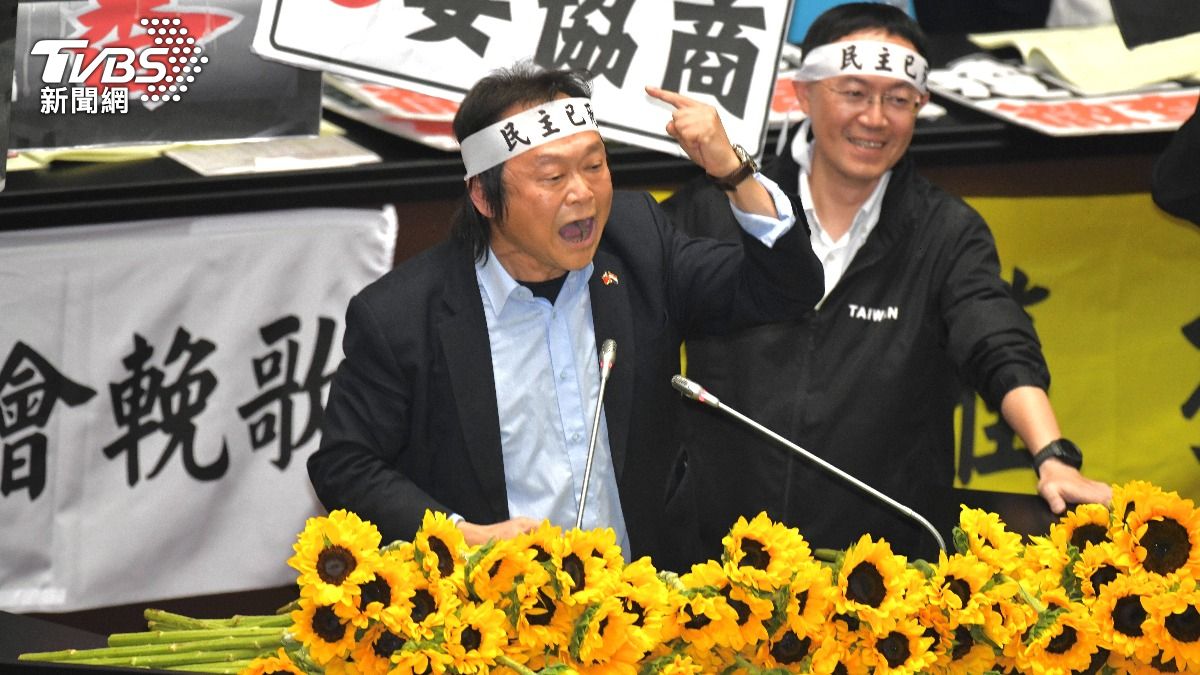 王世堅罵黃國昌偽君子。（圖／胡瑞麒攝）