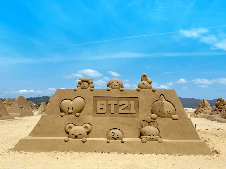BT21沙雕-福隆沙雕主題-2024福隆沙雕主題-BTS沙雕