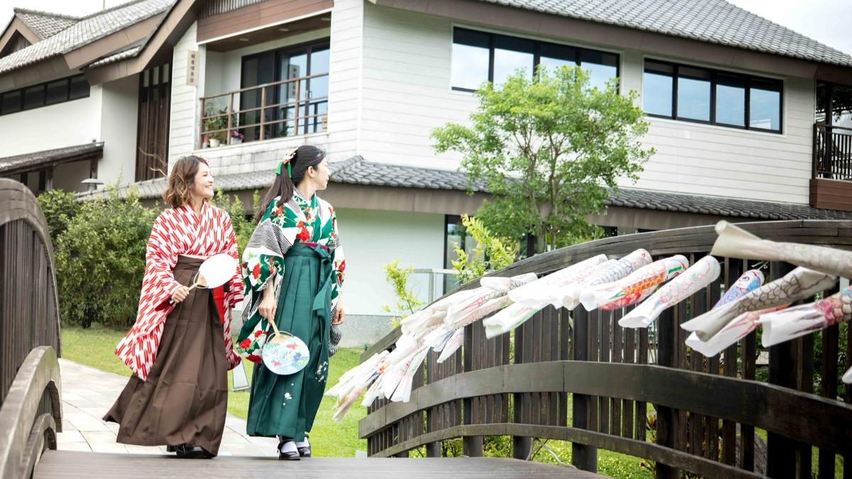 Villa房型住宿券享換穿Hakama文青袴及日式體驗4選2。(圖/綠舞提供)