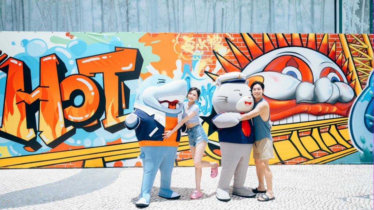 香港海洋公園推出動感嬉水區和激玩障礙賽。(圖/港旅局提供)