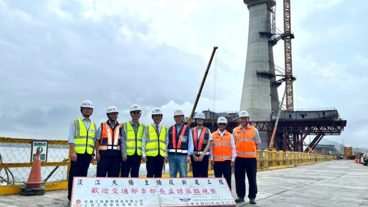 台灣國門新地標!「淡江大橋」進度超前達66% 預計明年底完工