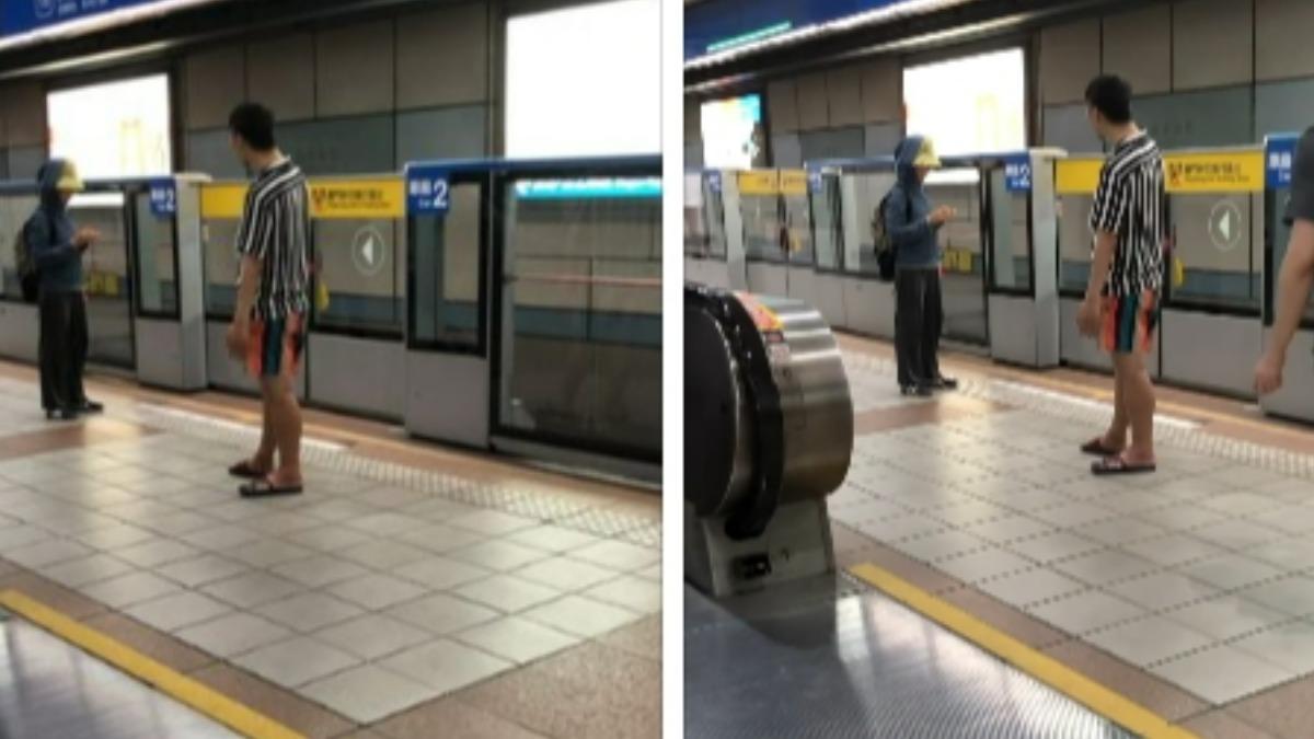 北捷驚見詭男「狂點打火機」！被送醫又跑回捷運站　家屬找嘸人