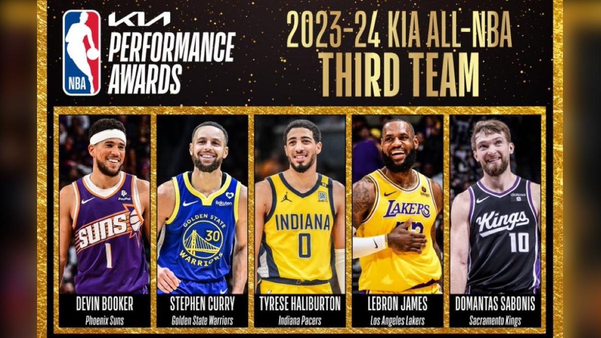 NBA年度第3隊。(圖/翻攝自@TheHoopCentral)