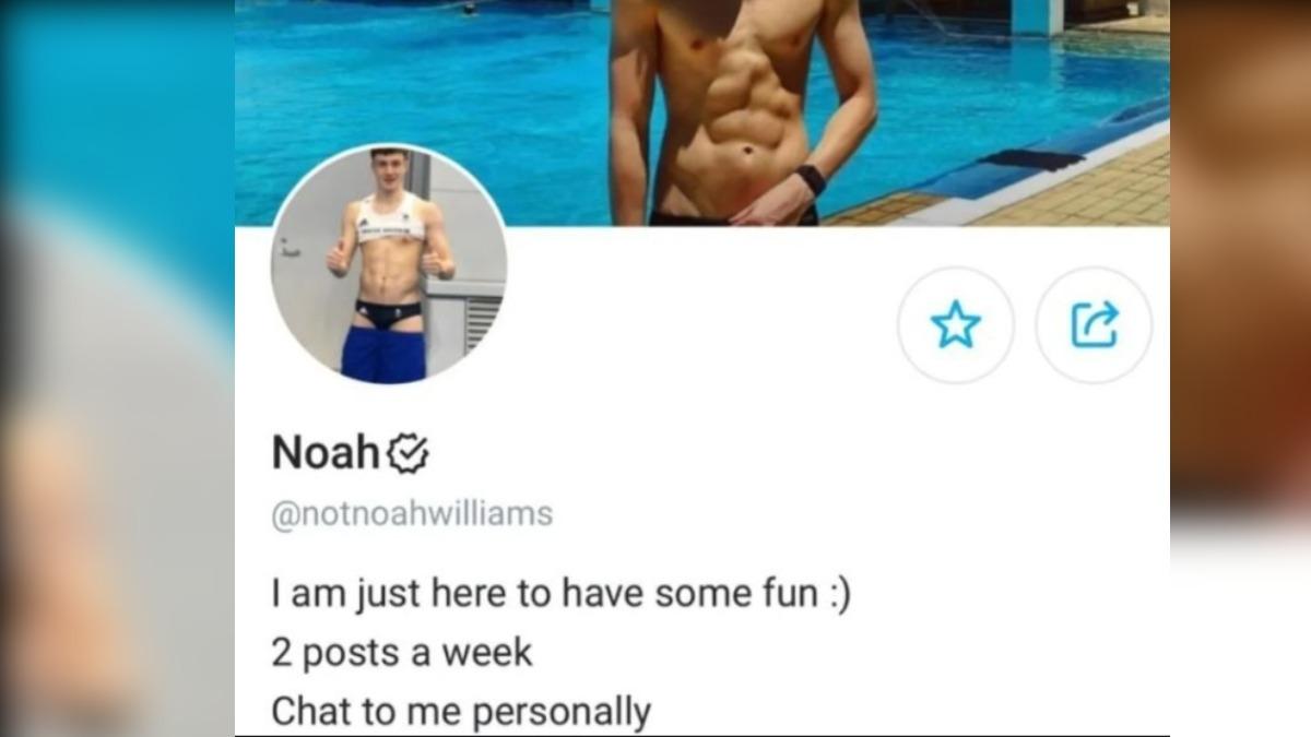 東奧金牌得主諾亞威廉斯(Noah Williams)在OnlyFans上上傳情色內容的做法引發爭議。 (圖/翻攝自OnlyFans)