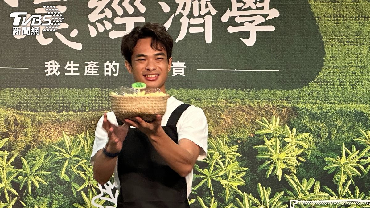 26歲小農林浩平與全聯合作農作物直送,在全聯創下破億業績。(圖/許稚佳攝)
