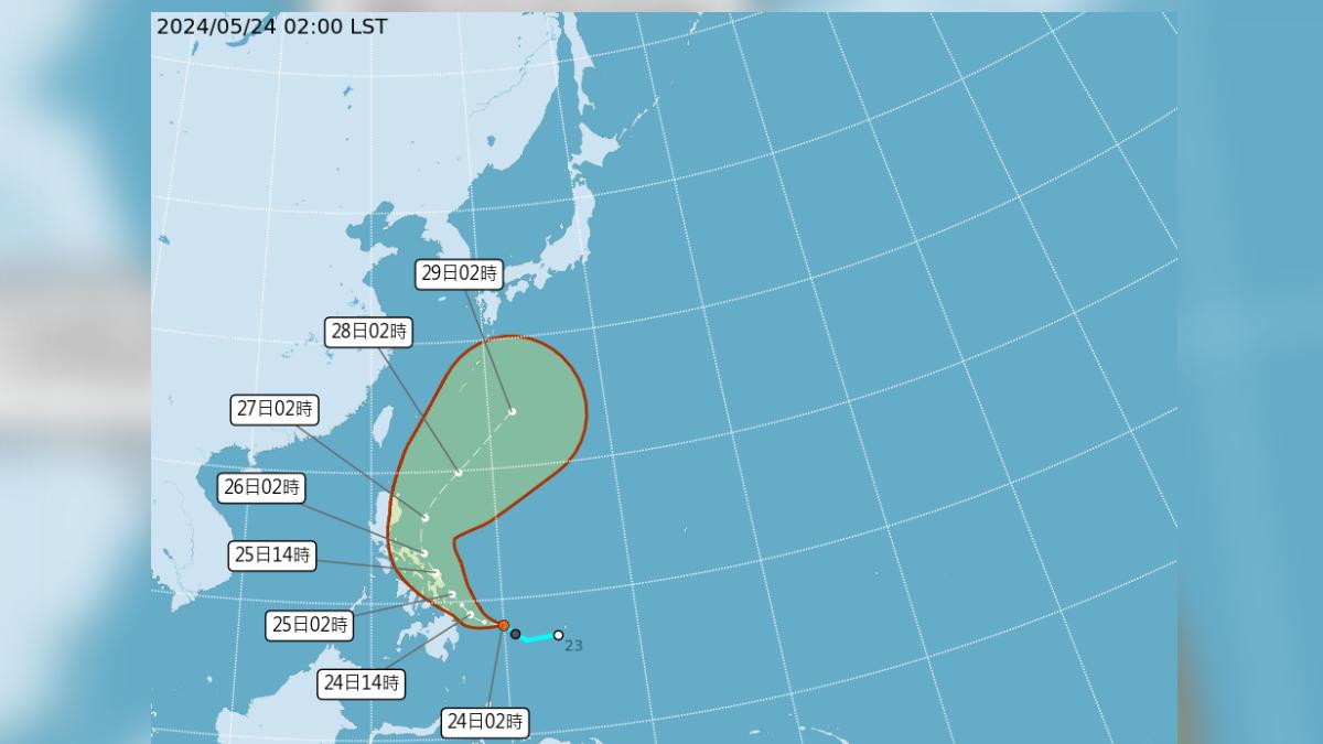 首颱「艾維尼」最快明生成！這兩日最靠近台灣　強度恐接近中颱
