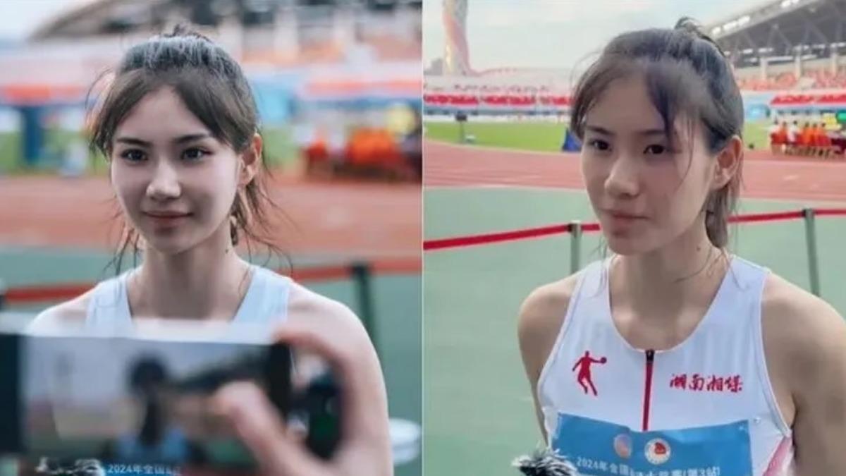 「中國田徑IU」素顏照曝　驚人差距遭質疑：是同一人嗎？