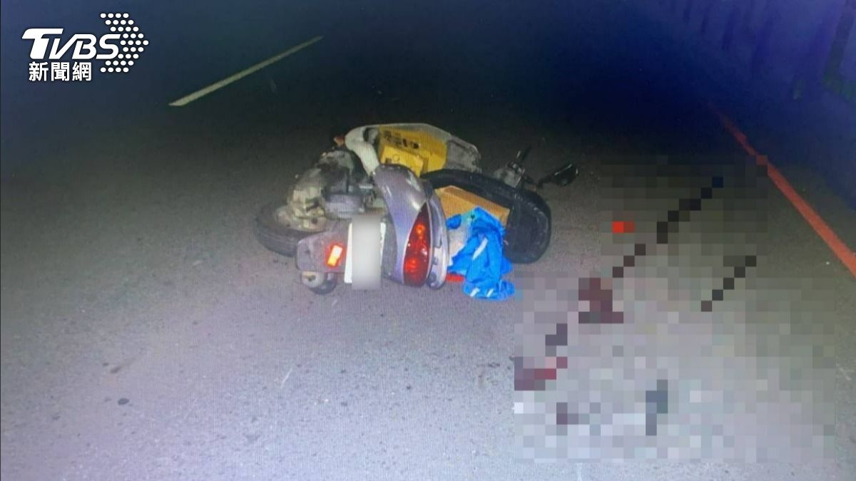 離奇！台中男騎士不明原因自撞護欄　「倒臥血泊中」昏迷