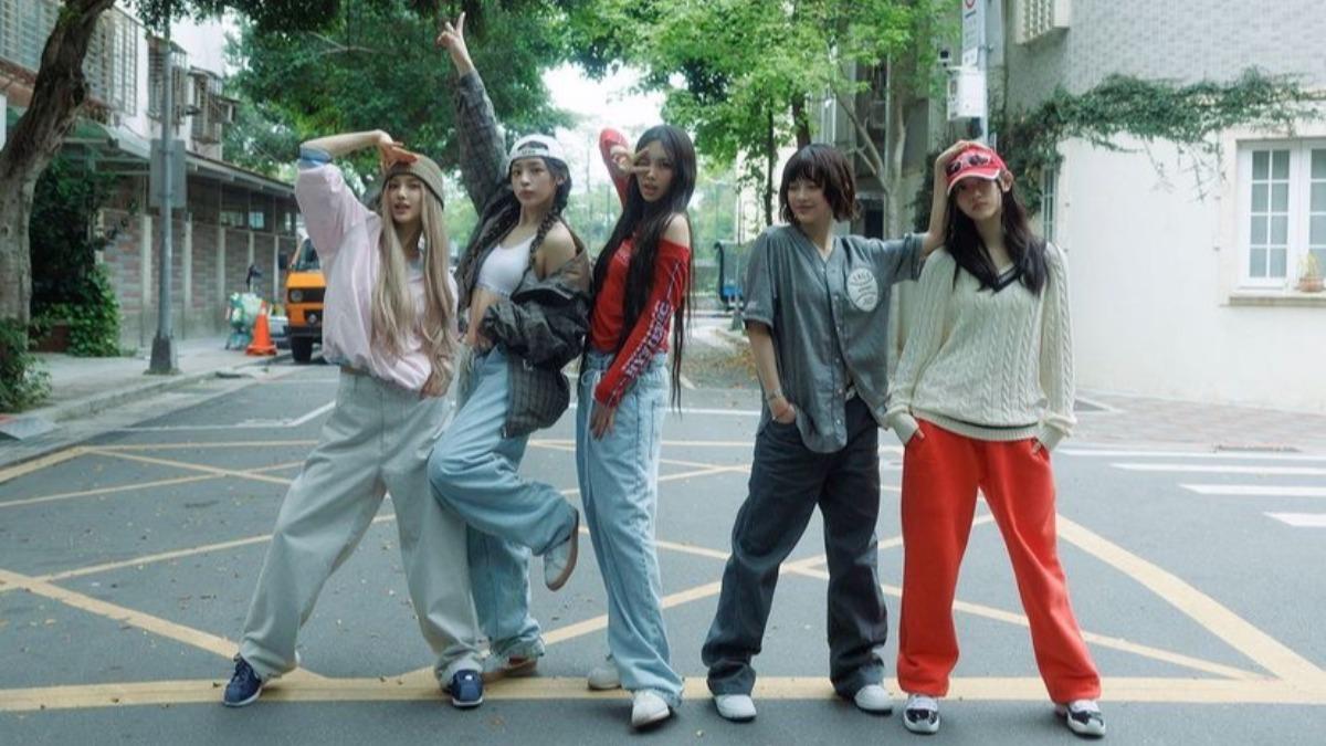 NewJeans新歌MV〈How Sweet〉MV在台灣取景拍攝。(圖/翻攝自NewJeansIG)