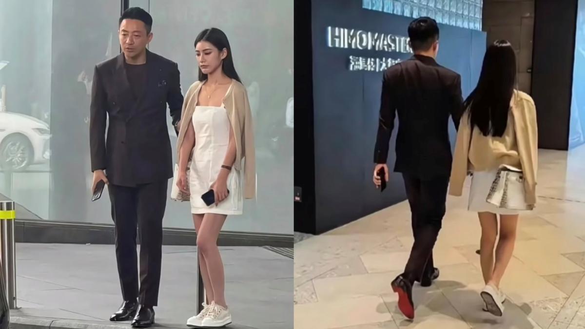汪小菲未婚妻馬筱梅出門揹百萬名牌包。(圖/翻攝自微博)