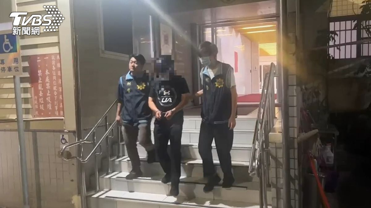 鍾男被警方移送法辦。（圖／TVBS）