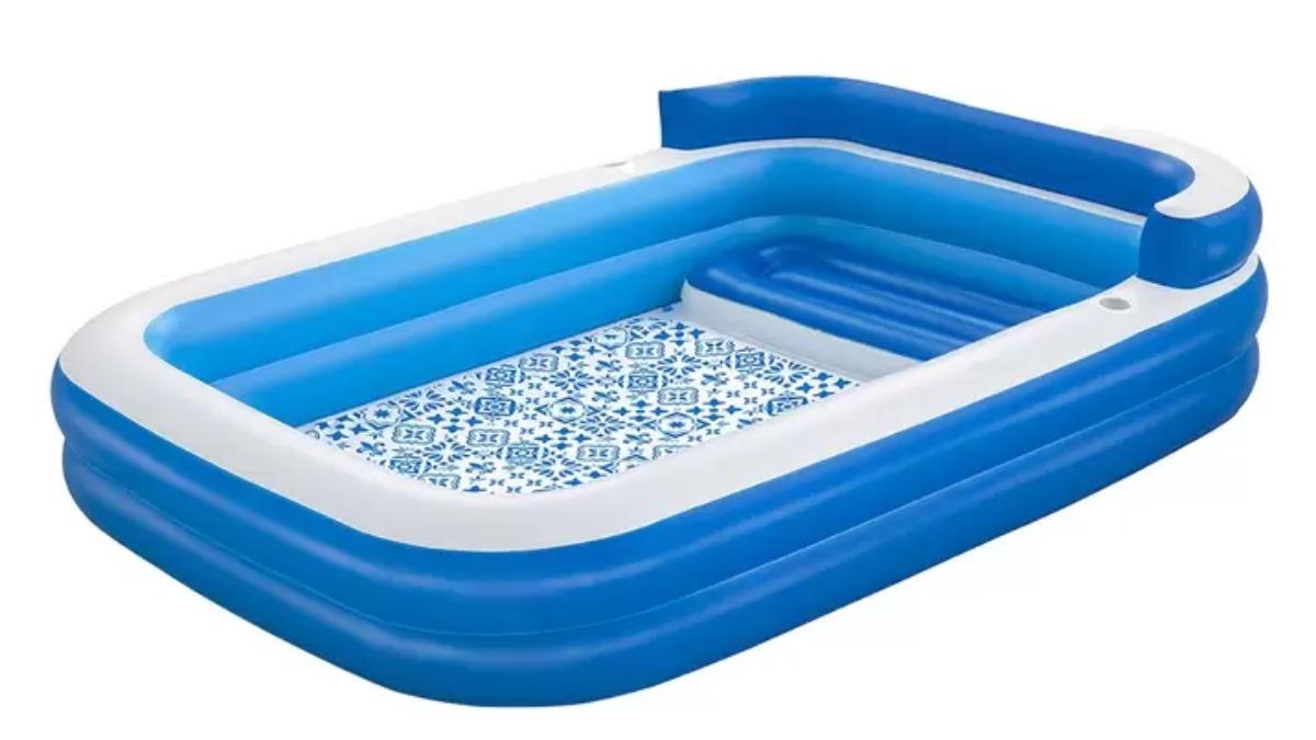 家裡有小孩的可別錯過Bestway H2O Go長方型家庭泳池。(圖/翻攝自好市多官網)