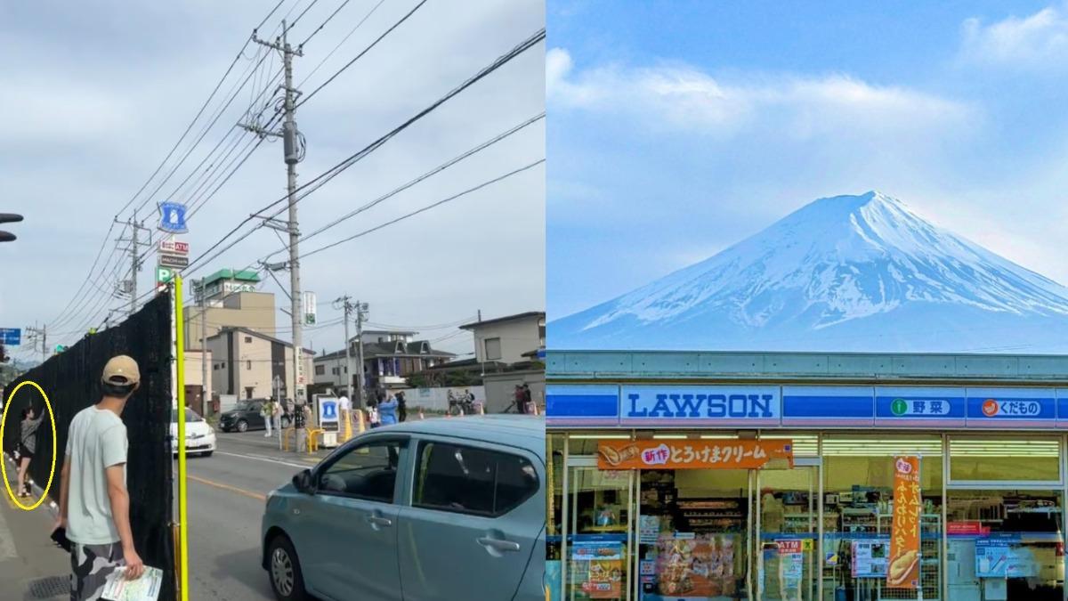 富士山搭黑幕沒用?她曝陸客出奧步 為拍美照「布上挖洞」