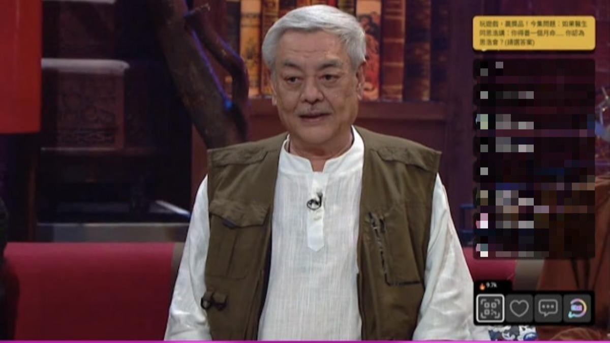 顏國樑上節目氣色變好很多。（圖／翻攝自直播靈接觸）