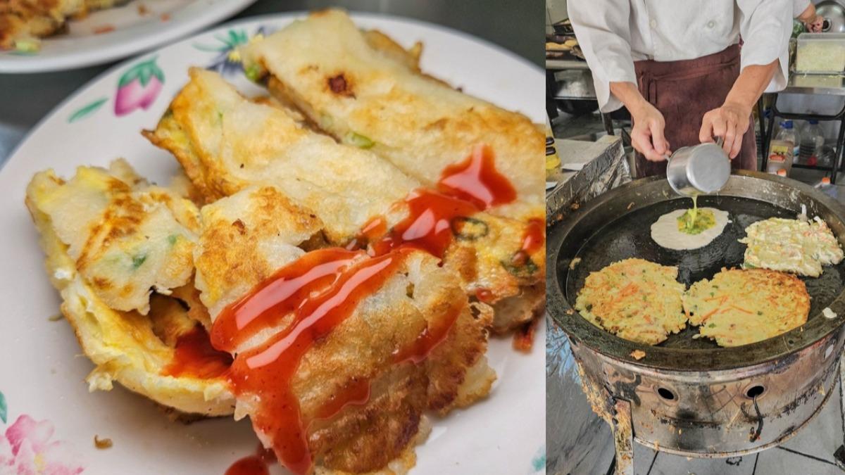 在地才知道!台中銅板價「古早味粉漿蛋餅」 金黃酥脆一吃就上癮