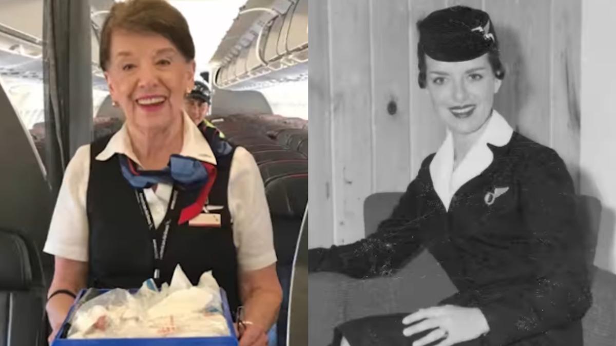 高空服勤67年破世界紀錄 全球最資深空服員不敵乳癌病逝