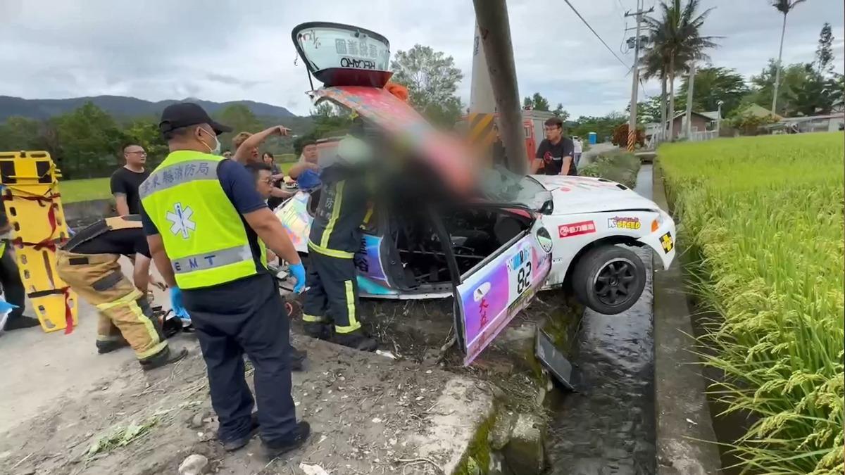 台東拉力賽再傳憾事 自撞電線桿1死1傷