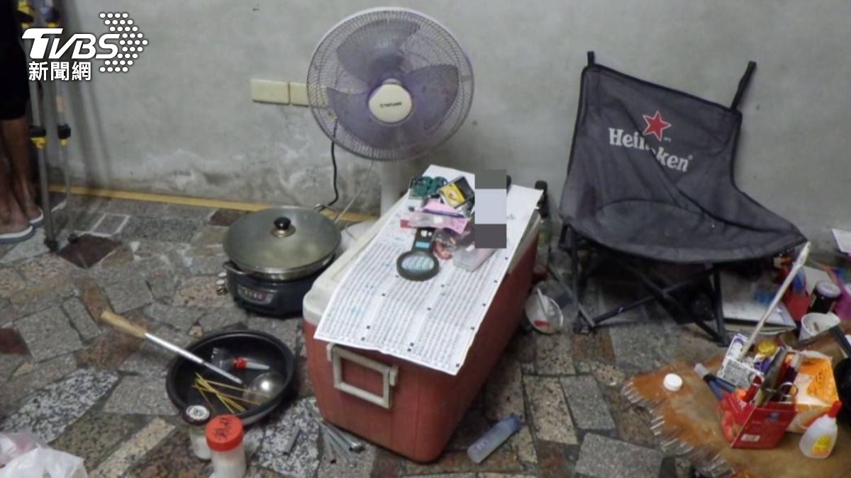 吳男與姪女男友爆發衝突,一氣之下竟揮刀砍殺。(圖/TVBS)
