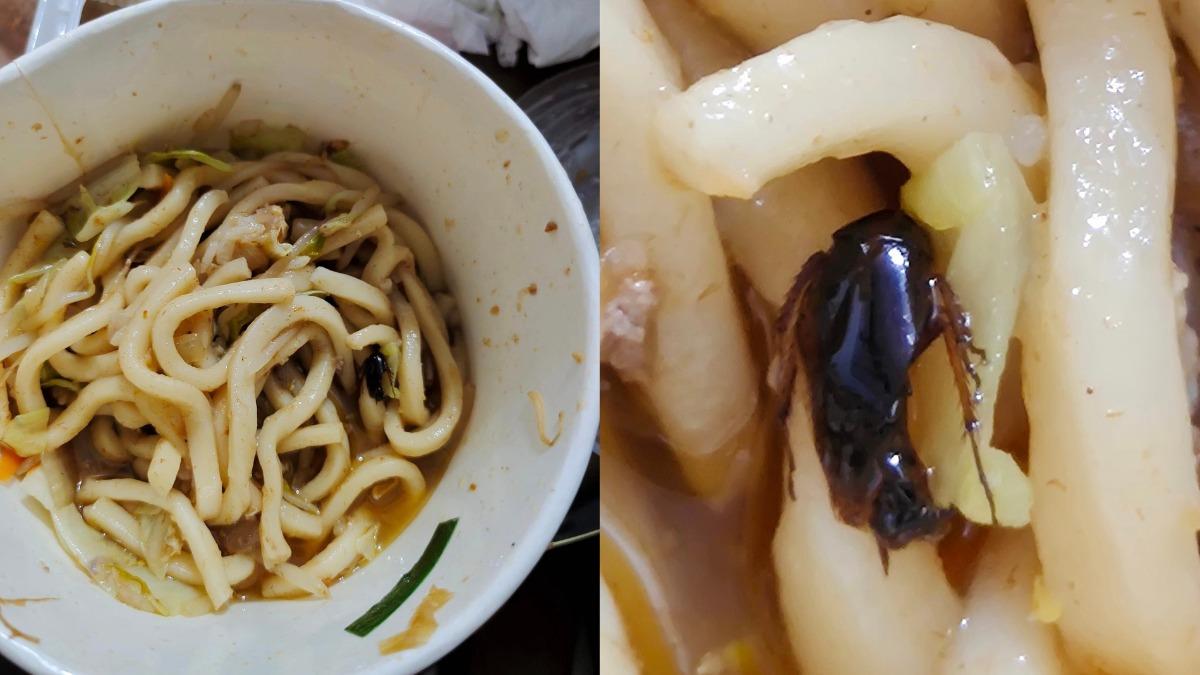 外送炒麵氣炸！打開驚見加料蟑螂　店家竟回「新員工沒注意」