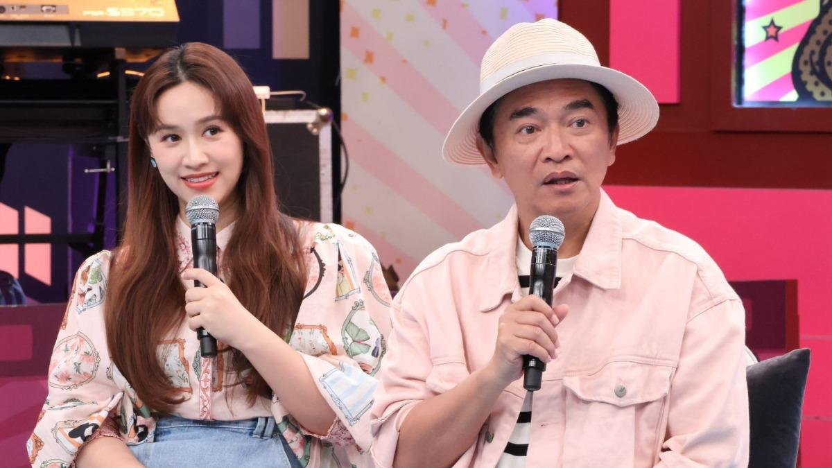 主持人吳姍儒（左）和吳宗憲。（圖／中天提供）