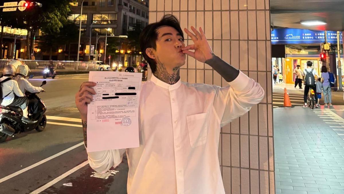 不滿網酸「女兒會遇渣男」!謝和弦今晚開告:地上秩序合法報案