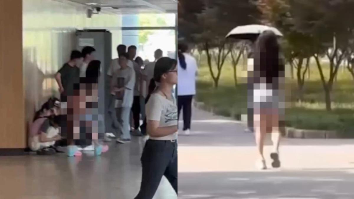 校園驚見「女大生裸奔」!她疑失戀崩潰 脫衣暴衝嚇壞陸生