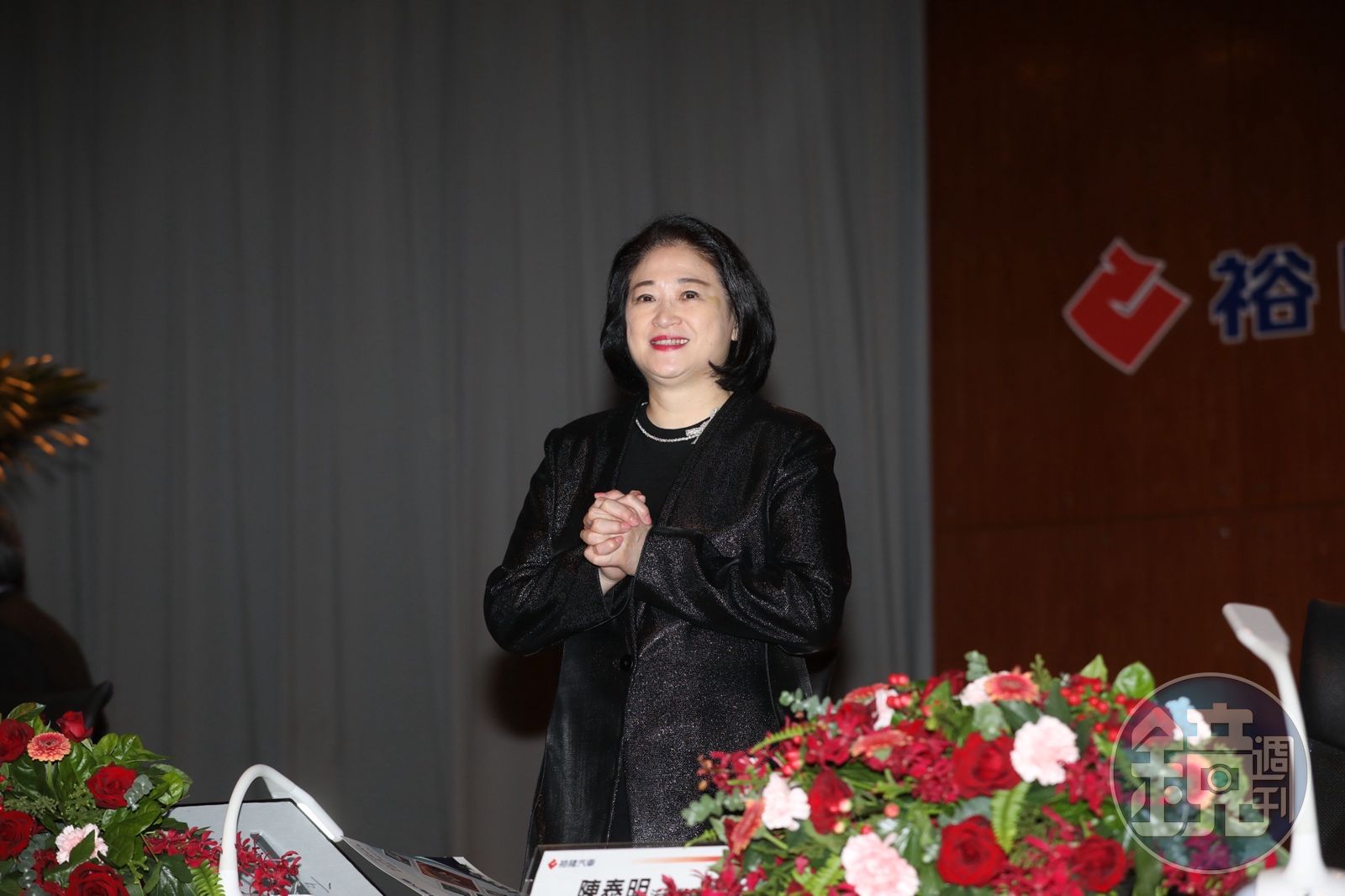 嚴陳莉蓮在裕隆股東會上表示，報告納智捷n7的銷售狀況。（圖／鏡週刊）